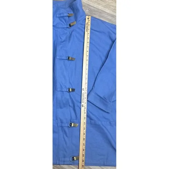 Vintage 90s Eddie Bauer Cotton Denim Jacket Blue Latches